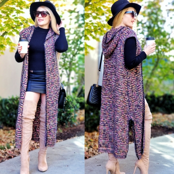 Coat of Many Colors Open Front Cardigan - Picture 1 of 3